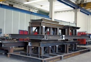soppalco in ferro portante - opere di carpenteria metallica, opere da fabbro eseguite dalla carpenteria global