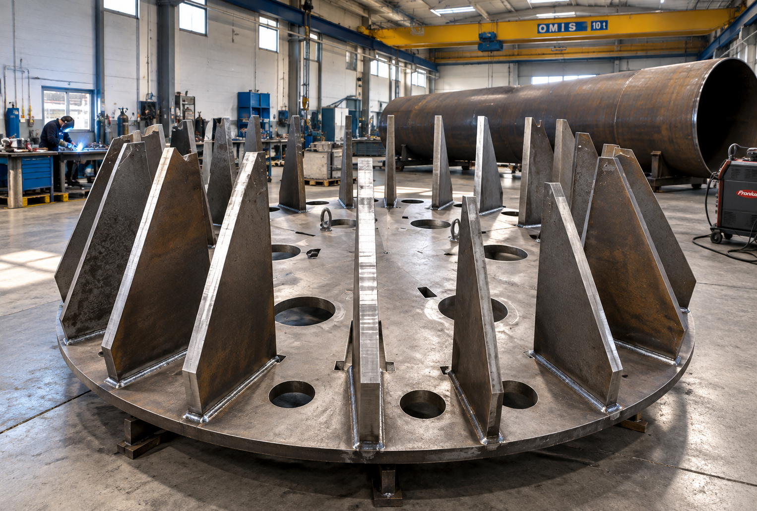 Carpenteria meccanica industriale in acciaio